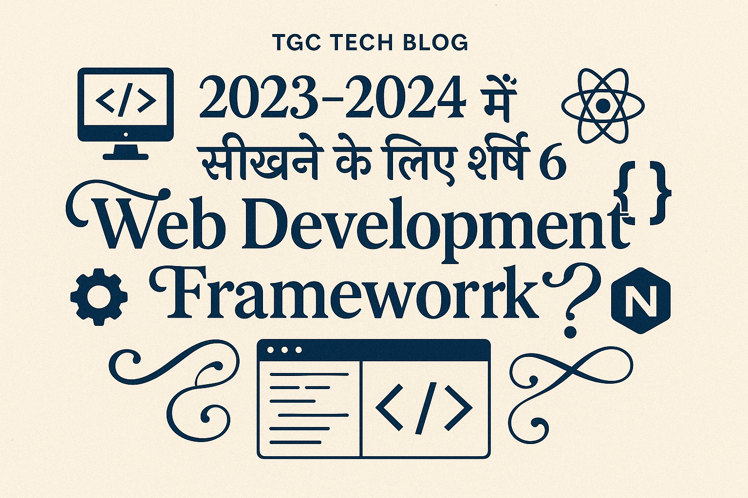 2023-2024 में सीखने के लिए शीर्ष 6 web development framework?
